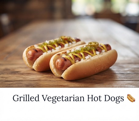 Grilled Vegetarian Hot Dogs 🌭